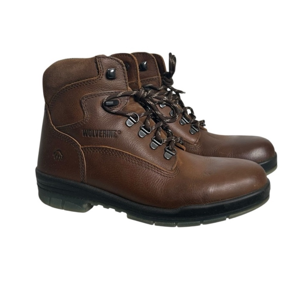 Wolverine I-90 DuraShocks Waterproof Insulated Work Boots Dark Brown Leather 8.5